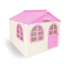 я Будинок з шторками 02550/4 бежево-рожевий середній Doloni Toys