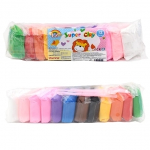 Маса для ліпки ZY739H, 12кольорів, в кульці