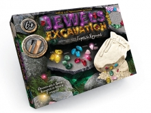 яя Набір для розкопок Jewels Excavation Камни укр JEX-01-02 Danko Toys