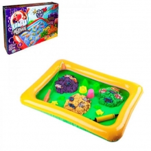 я Гра 2в1 Клевая рыбалка и Кинетический песок KidSand KRKS-01-01 Danko Toys