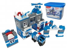 я Конструктор "Поліція" 013888/02 231дет пластиковий бокс Doloni toys