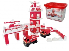 я Конструктор "Пожежна частина" 013888/01 248дет пластиковий бокс Doloni Toys