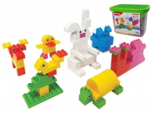 я Конструктор "Звірята" 013888/05 266дет пластиковий бокс Doloni Toys