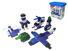 я Конструктор "Аеродром" 013888/09 162дет пластиковий бокс Doloni Toys