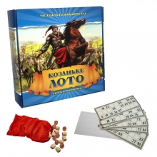 яя Настольная игра 341 Лото Козацкое с деревянными бочонками УКР Strateg