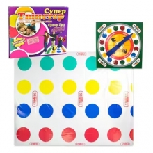 яя Розважальна гра Твістер Strateg Супер Твіпстер українською мовою (379)