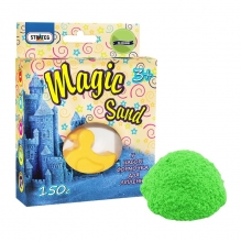 яя Кінетичний пісок Magic Sand зелений з формочкою 150 г (39305)