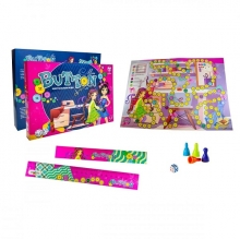 яя Настольная игра 30355 Miss Button маршрутная РУС Strateg