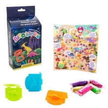 яя Набор теста для лепки 71410 Липозаврики УКР Strateg