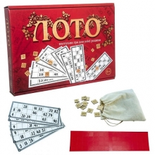 яя Лото с деревянными фишками УКР 30656 STRATEG