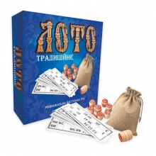 яя Настольная игра 30315 Лото Традиционное с деревянными бочонками УКР Strateg