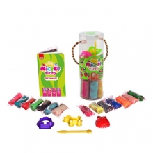 яя Набор теста для лепки 71801 Мистер тесто 14 цветов в блистере УКР Strateg