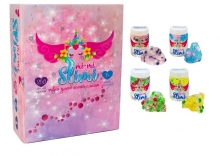 яя Слайм 71815 Mi-mi Slimi з помпонами укр Strateg, 12шт в дисплеї