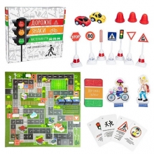 яя Настольная игра Дорожные знаки 30245 УКР Strateg