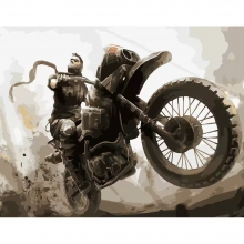 яя Картина за номерами Примарний гонщик 40х50см (DY206)