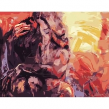 яя Картина за номерами Абстракція кохання 40х50 см (DY220)