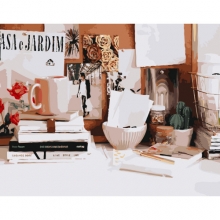 яя Картина за номерами Робоча атмосфера 40х50 см (GS270)