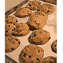 яя Картина за номерами Пряне печиво 40х50 см (DY312)