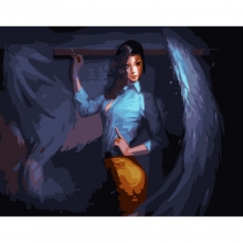 яя Картина за номерами Янгол-вчитель 40х50 см (GS348)