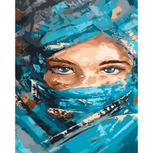 яя Картина за номерами Таємничий погляд 40х50 см (GS625)