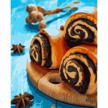 яя Картина за номерами Макові булочки 40х50 см (GS662)