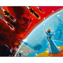 яя Картина за номерами Сила оборони 40х50 см (GS682)