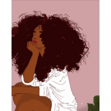 яя Картина за номерами Кудряха 40х50 см (DY346)