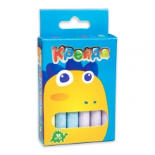 яя Крейда Strateg Маленька кругла різнокольорова - 12 шт (50121)