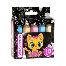 яя Крейда Олівець - 10 штук різнокольорова (50112) Strateg 