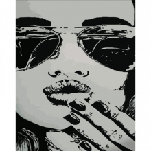 яя Картина за номерами Чорно-білий поцілунок 40х50 см (DY364)