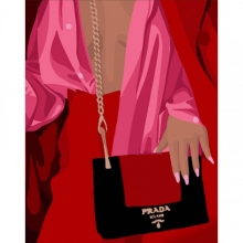 яя Картина за номерами Висока мода 40х50 см (DY376)