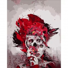 яя Картина за номерами За маскою 40х50см (DY398)