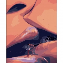 яя Картина за номерами Ніжність поцілунка 40х50см (DY419)