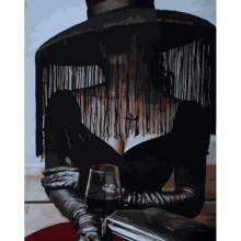 яя Картина за номерами Жінка під вуаллю 40х50 см (GS802)