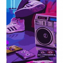 яя Картина за номерами Стиль 90-х 40х50 см (GS810)