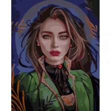 яя Картина за номерами Фантастична героїня 40х50 см (GS831)