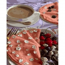 яя Картина за номерами Млинці з фруктами 40х50см (GS1265)