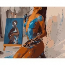 яя Картина за номерами Боді-арт 40х50см (GS1330)