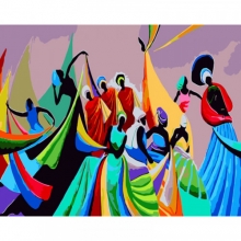 яя Картина за номерами Жіночі силуети 40х50 см (GS1530)