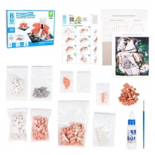 яя Будівельний набір для творчості з міні-цеглинок BLOCKY Руїни минулого Strateg (31016)