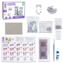 яя Будівельний набір для творчості з міні-цеглинок BLOCKY Вартова брама Strateg (31007)