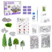 яя Будівельний набір для творчості з міні-цеглинок BLOCKY Лицарський замок Strateg (31005)