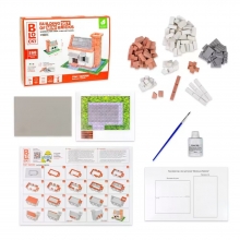 яя Будівельний набір для творчості з міні-цеглинок BLOCKY Маленька Таверна Strateg (31006)