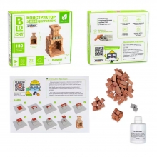 яя Будівельний набір для творчості з міні-цеглинок BLOCKY Камін Strateg (31025)