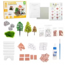 яя Будівельний набір для творчості з міні-цеглинок BLOCKY Міні-Котедж Strateg (31002)