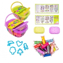 яя Набір для творчості Містер тісто 15 штук у корзинці Strateg укр (41006)