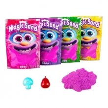 яя Кінетичний пісок Strateg Magic sand в пакеті 39401-4 фіолетовий, 0,200 кг