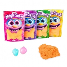 яя Кінетичний пісок Strateg Magic sand в пакеті 39401-7 помаранчевий, 0,200 кг