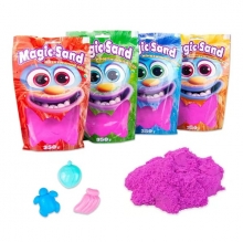 яя Кінетичний пісок Strateg Magic sand в пакеті 39402-4 фіолетовий, 0,350 кг