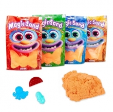 яя Кінетичний пісок Strateg Magic sand в пакеті 39402-7 помаранчевий, 0,350 кг